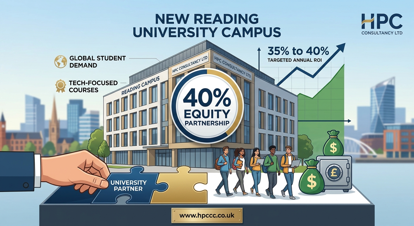 40% Equity Partnership in New Reading University Campus, seeking Colombia Investor